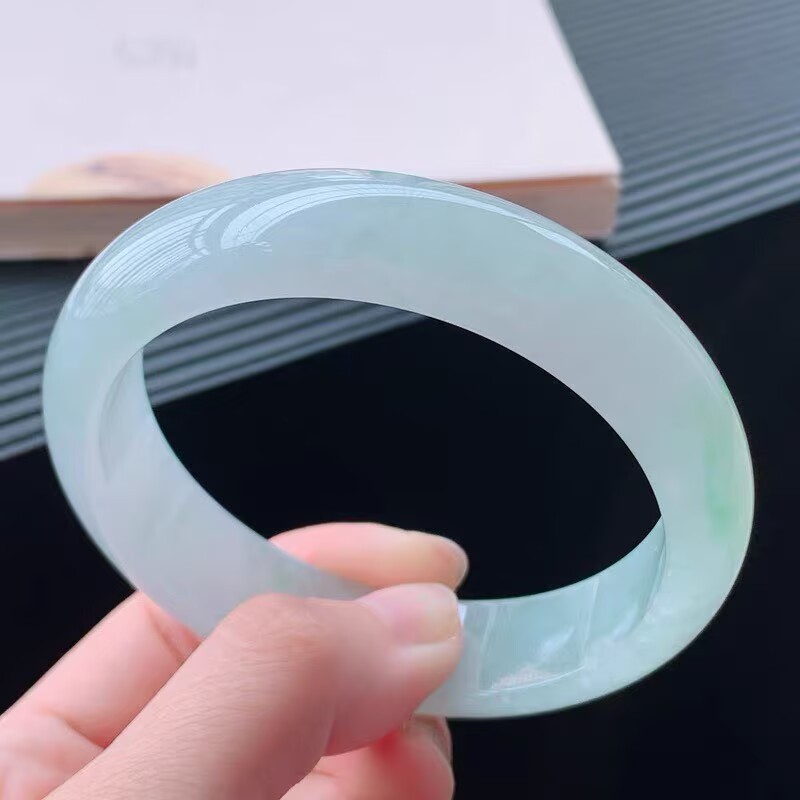 Bracelets - -waxy single-color jewelry ice- bracelet jadeite