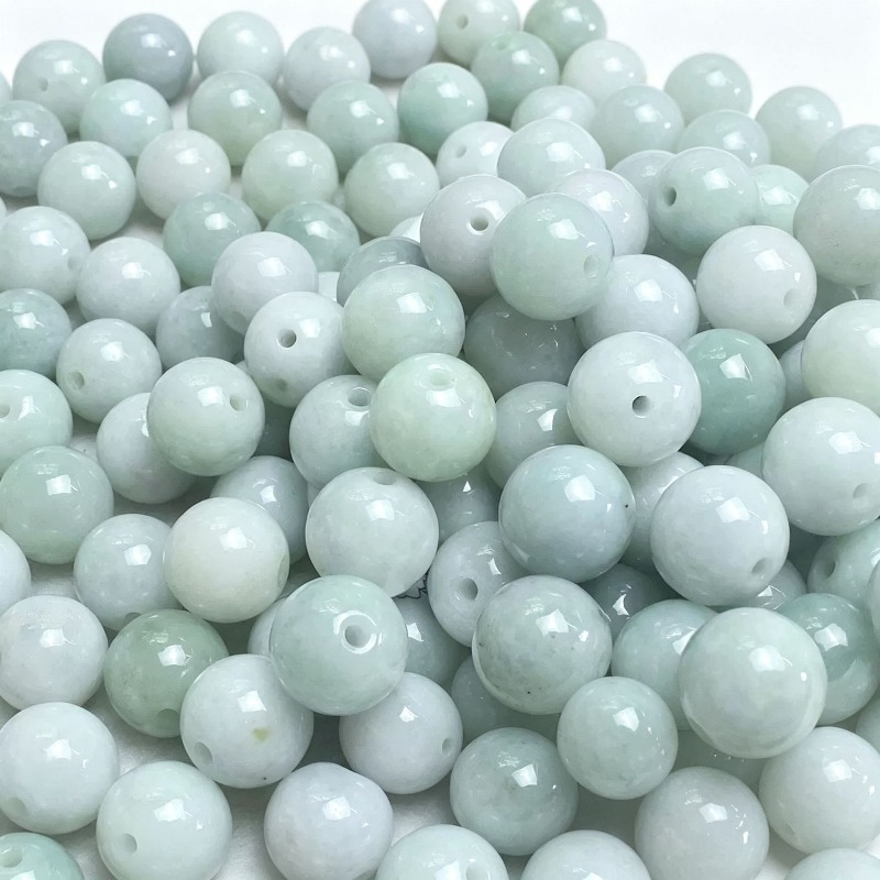 10PC Natural Jade Emerald 13mm - огляд і ціна Earrings