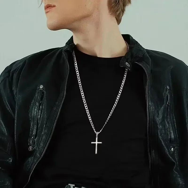 925 Sterling Silver Cross Neck - огляд і ціна 925 Sterling Silver Chain Necklace Men