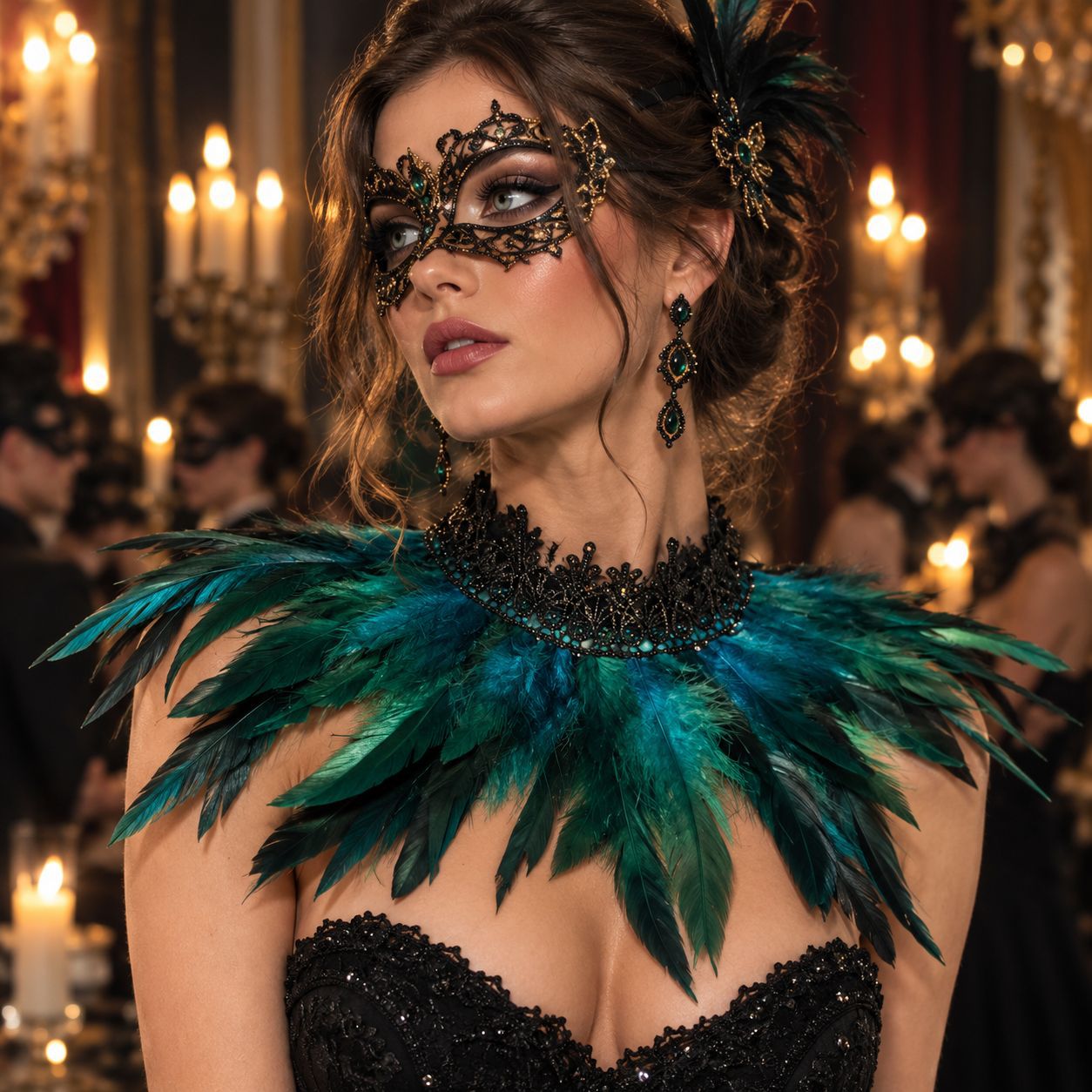 Gothic Feather Neck Collar Lac - огляд і ціна Necklaces
