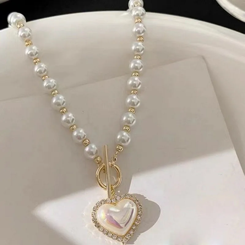 New Vintage Imitation Pearl Ch - огляд і ціна Pearl Choker Necklace Vintage