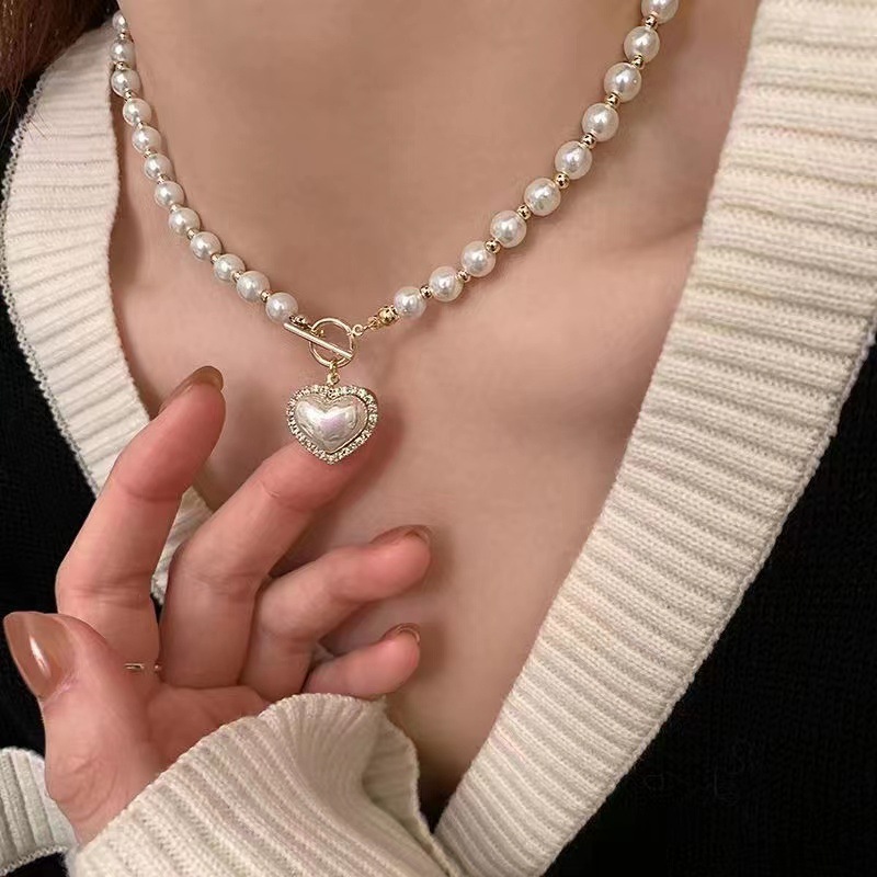 New Vintage Imitation Pearl Ch - огляд і ціна Pearl Choker Necklace Vintage