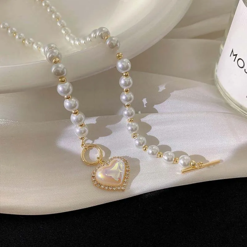 New Vintage Imitation Pearl Ch - огляд і ціна Pearl Choker Necklace Vintage