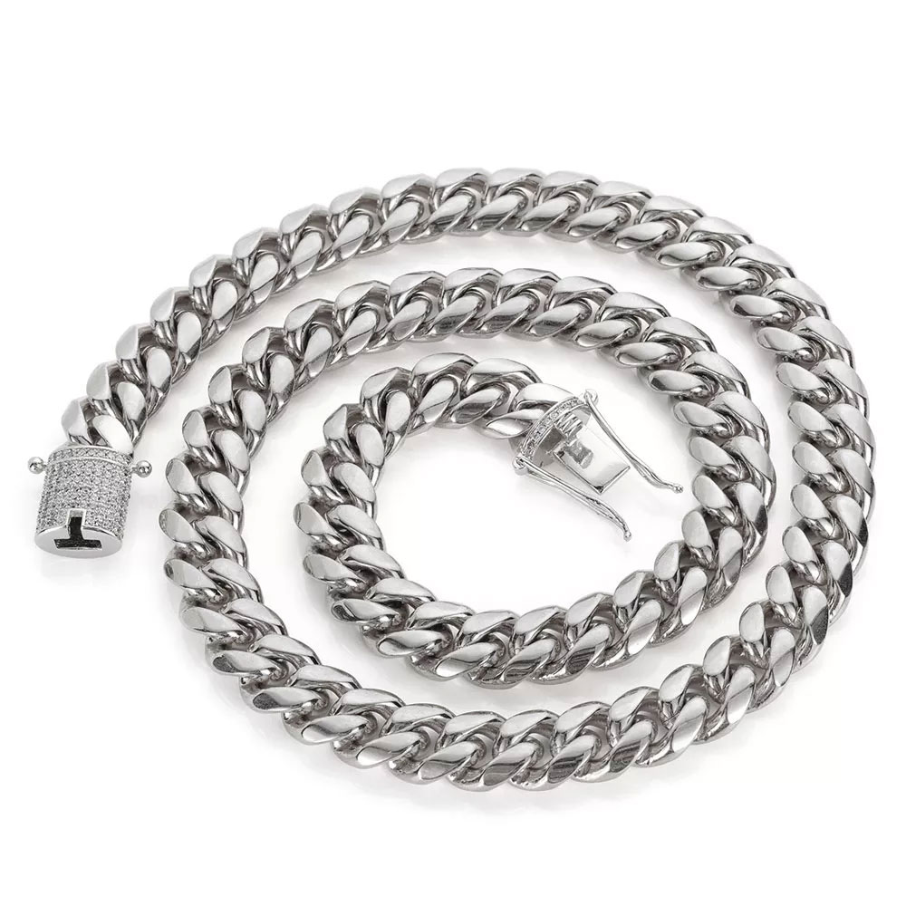 6-12mm Hip Hop Cuban Chain Ice - огляд і ціна Cuban Link Chain 12Mm