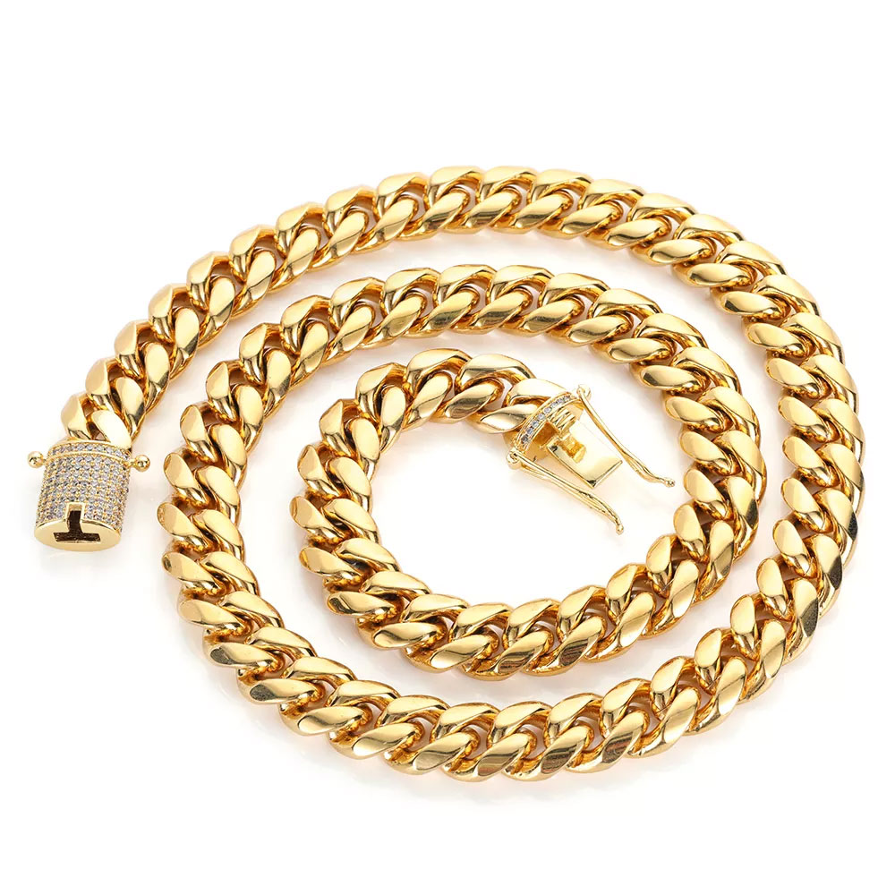 6-12mm Hip Hop Cuban Chain Ice - огляд і ціна Cuban Link Chain 12Mm