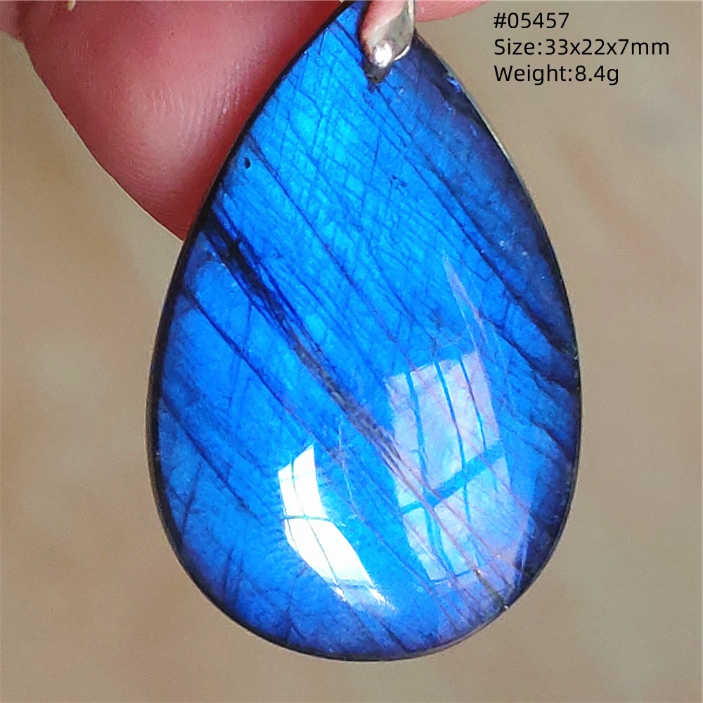 Natural Blue Light Labradorite - огляд і ціна 925 Sterling Silver Chain Necklace Men