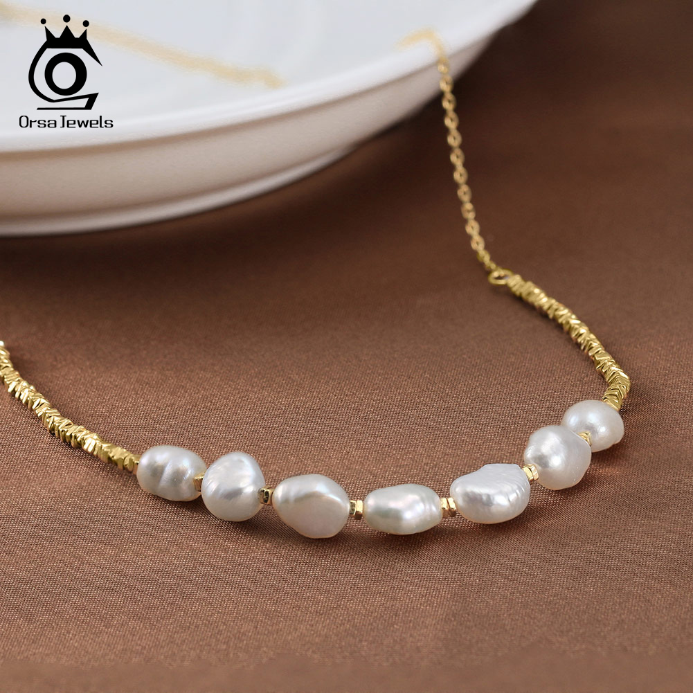 ORSA JEWELS Vintage 925 Sterli - огляд і ціна Pearl Choker Necklace Vintage