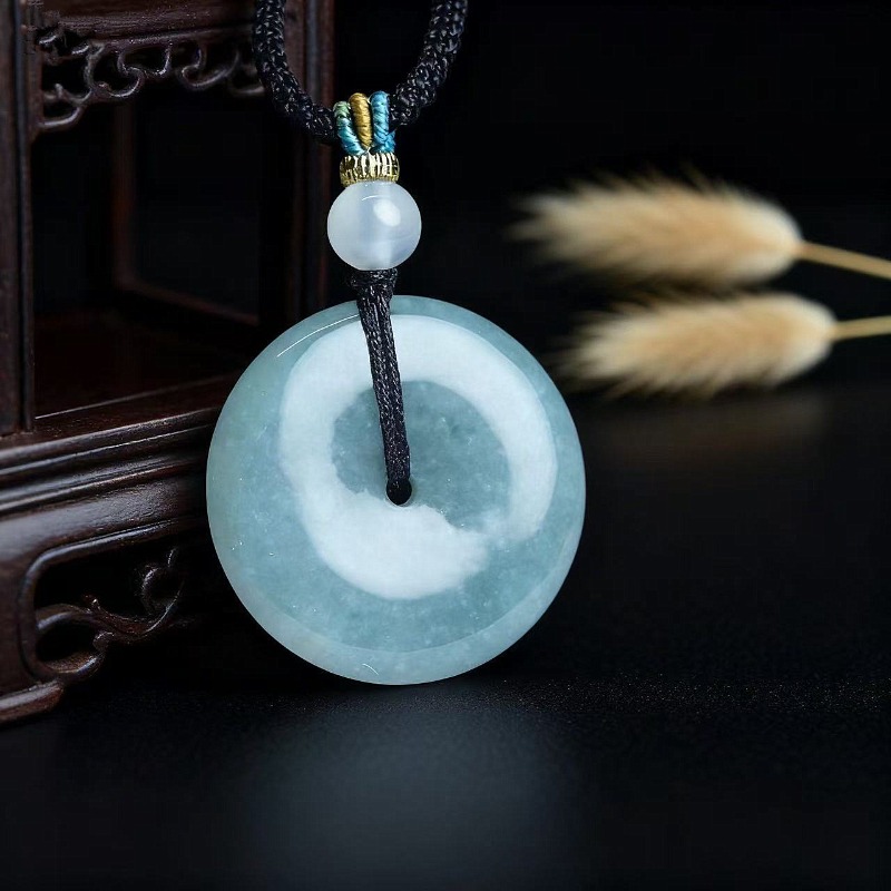 New Real Natural Jade Donut Pi - огляд і ціна Necklaces