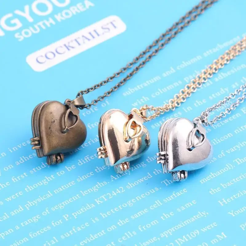 Vintage Necklace Folding Multi - огляд і ціна Heart Locket Necklace Photo