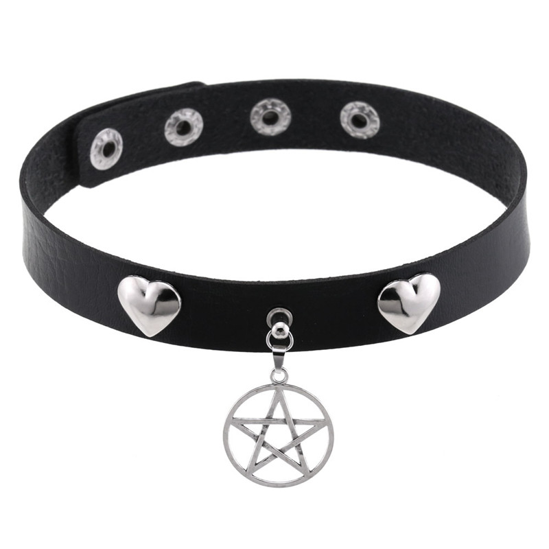 Punk Halloween Emo Cosplay Bla - огляд і ціна Goth Punk Spike Choker