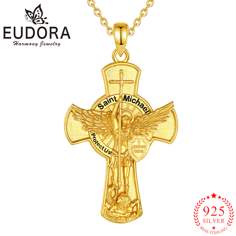 Eudora St.Michael Archangel Ne - огляд і ціна 925 Sterling Silver Chain Necklace Men