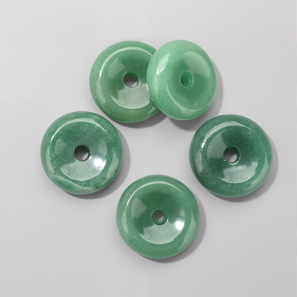 1pc 25MM Circle Donut for Neck - огляд і ціна Crystal Pendant Necklace Natural Stone
