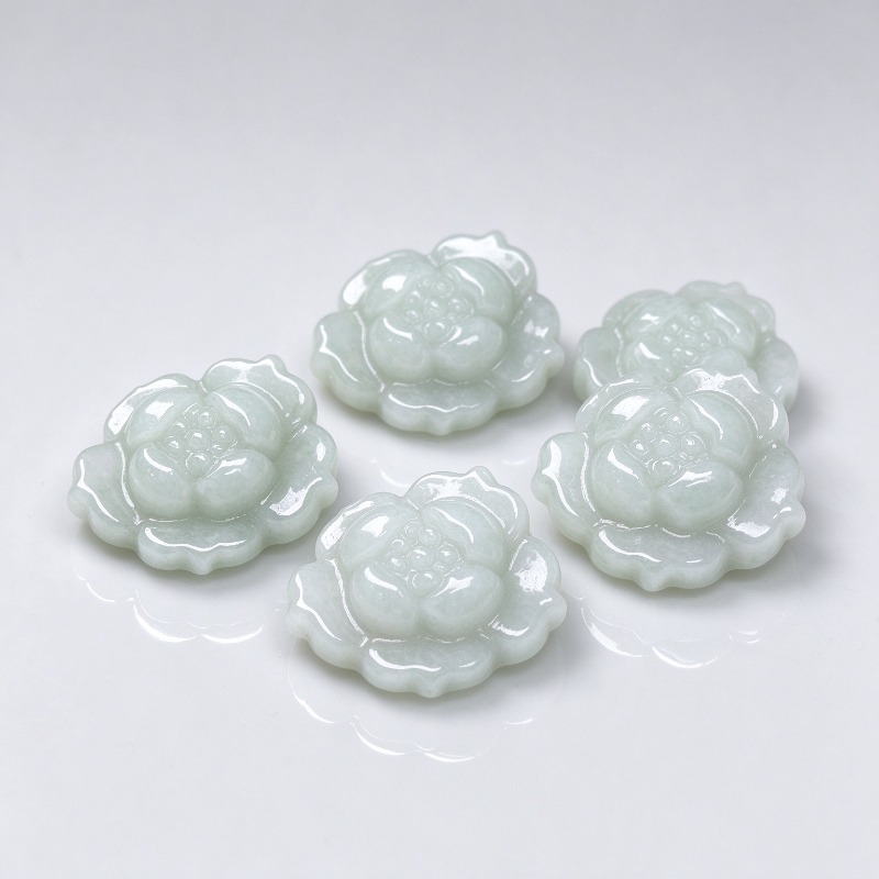 5Pcs Natural A Grade Jadeite L - огляд і ціна Bracelets