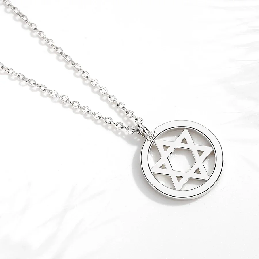 KALETINE Jewish Magen Star of  - огляд і ціна 925 Sterling Silver Chain Necklace Men
