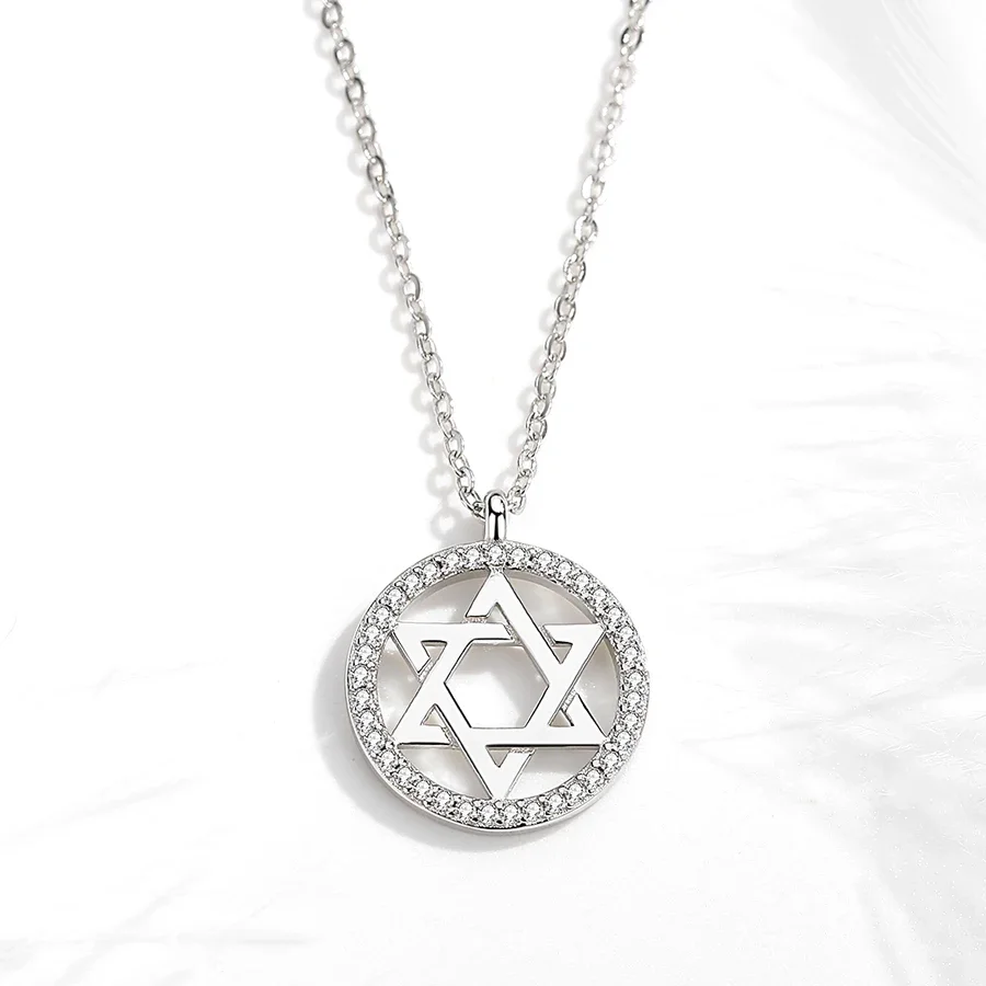 KALETINE Jewish Magen Star of  - огляд і ціна 925 Sterling Silver Chain Necklace Men