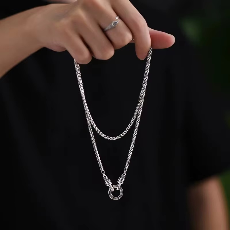 New 925 Sterling Silver Neckla - огляд і ціна 925 Sterling Silver Chain Necklace Men