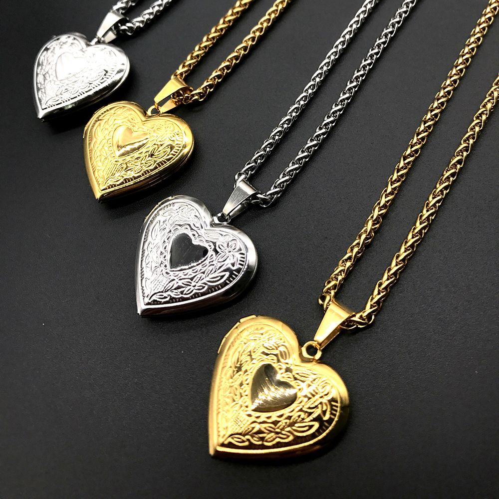 Love Heart Secret Message Lock - огляд і ціна Heart Locket Necklace Photo