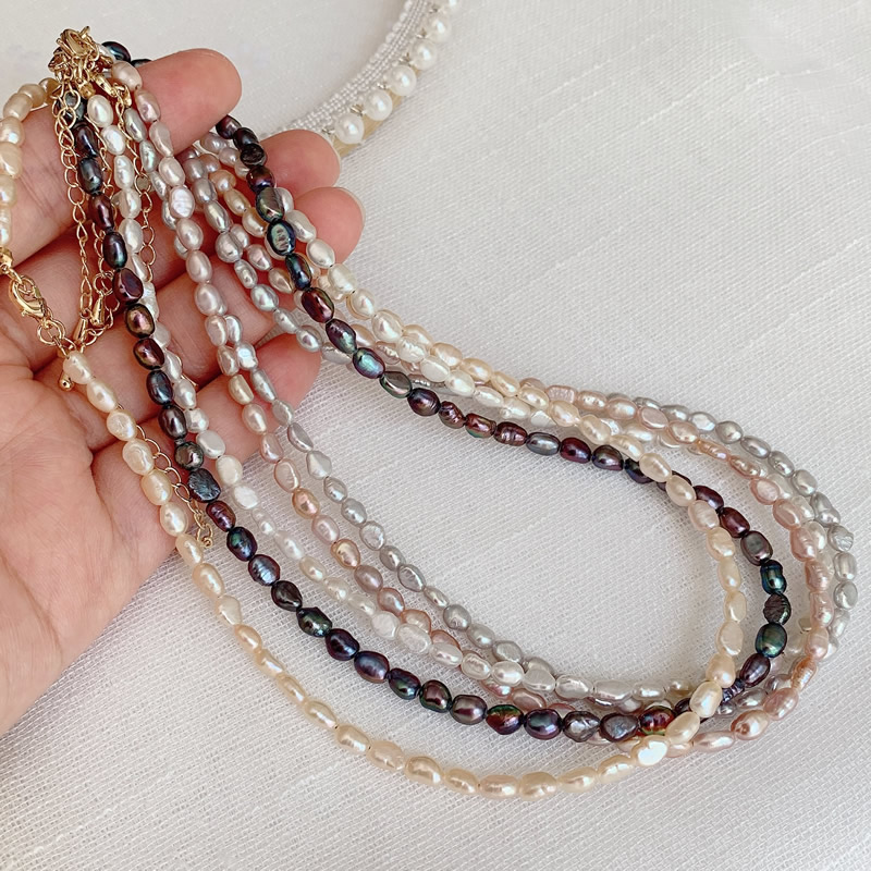 Fashion Natural Freshwater Pea - огляд і ціна Pearl Choker Necklace Vintage