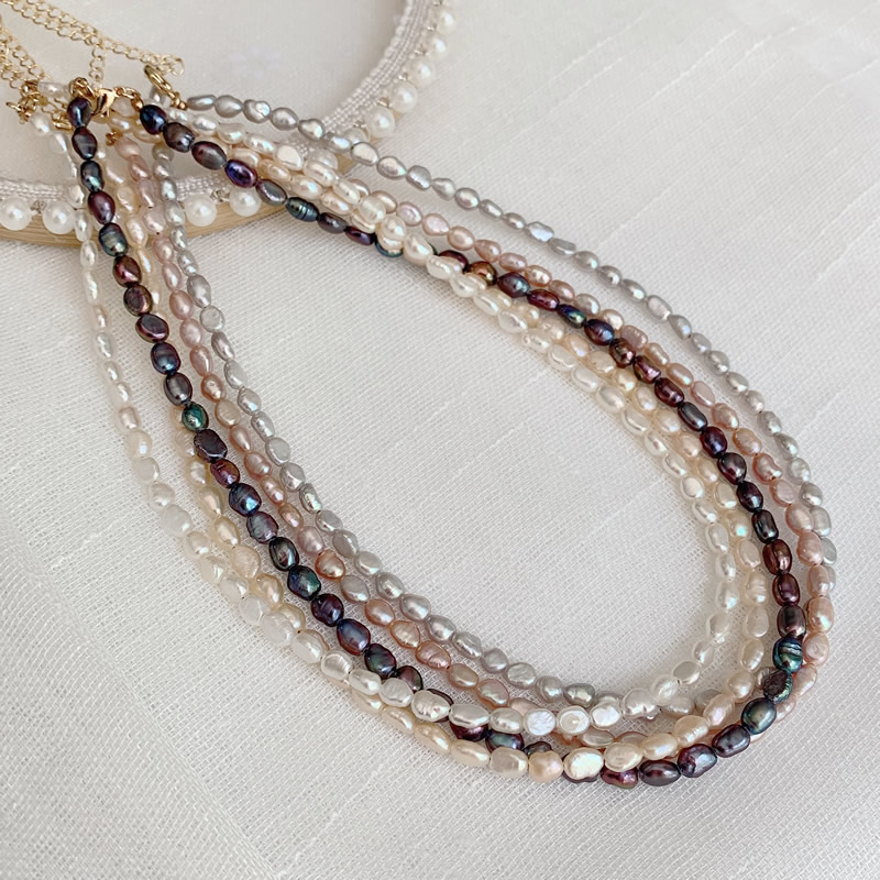 Fashion Natural Freshwater Pea - огляд і ціна Pearl Choker Necklace Vintage