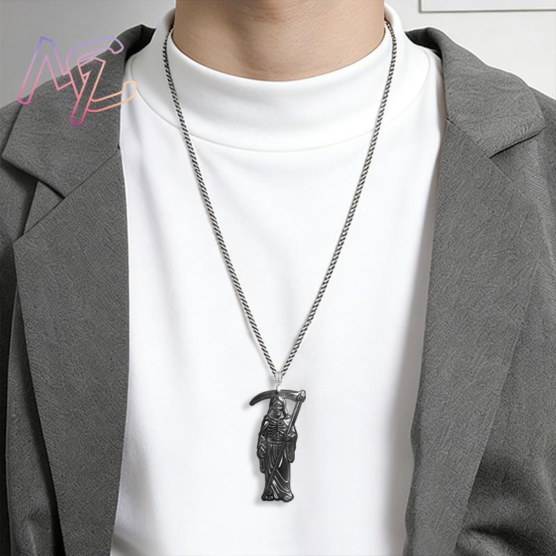 Myanmar Jadeite Grim Reaper Pe - огляд і ціна Necklaces